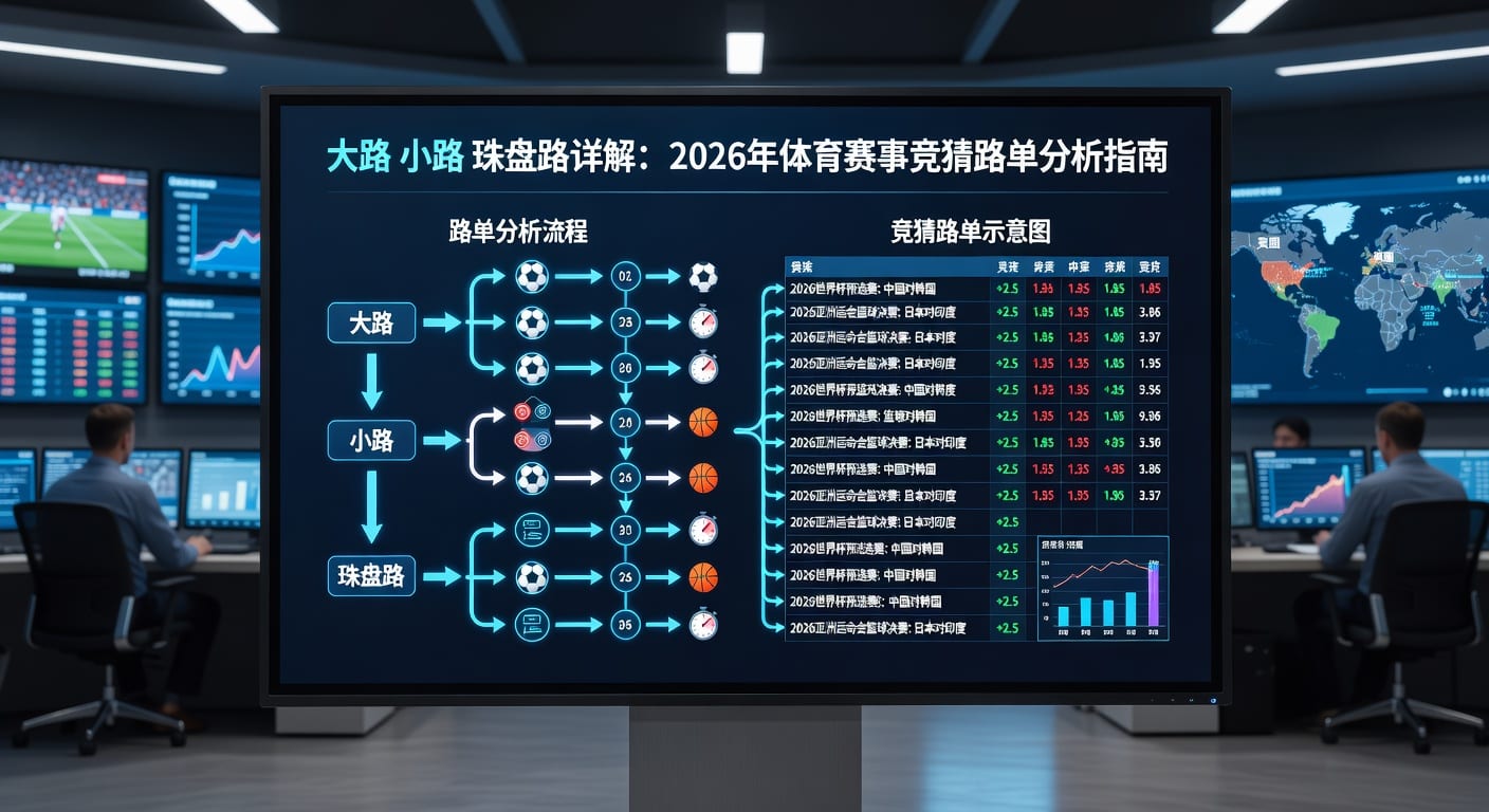 大路小路珠盘路：足球盘口分析精髓与实战技巧